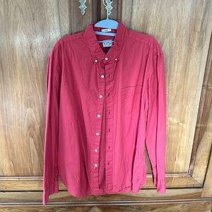 Men’s Jcrew garment dyed button down size large